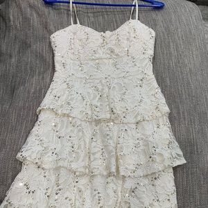 White formal dress